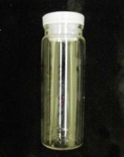 Clear Glass Vial with Plastic Stopper Seal - 60ml