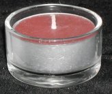 Clear Glass TeaLite Candle Holder - also available in a bulk box of 12 - click for detail