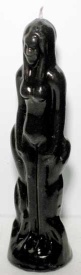 Female Image/Figure Candle (Eve) - Black