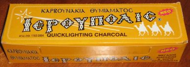 Medium Grade Greek Charcoal BULK BOX - 19 Rolls in a box