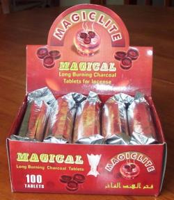 Top Grade - MagicLite Charcoal - 10 Rolls of charcoal per BULK BOX