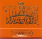 Cinnamon Incense Match Books - a unique altar or table item