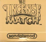 Sandalwood Incense Match Books - a unique altar or table item