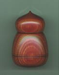 Natural Jarrah Wood Ink Pot - Hand Crafted - Click for Detail