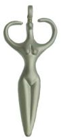 Nile Goddess Pendant - Matt Pewter - Click for Larger VIEW