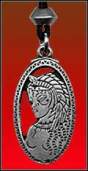 Isis Goddess Pendant in Pewter