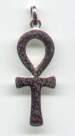Hammered Finish Sterling Silver Ankh.